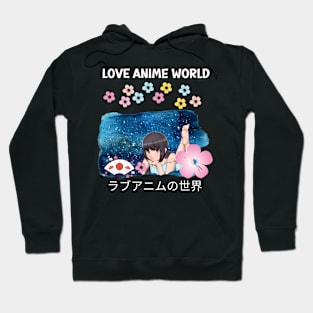 Cute Anime Girl Design Hoodie